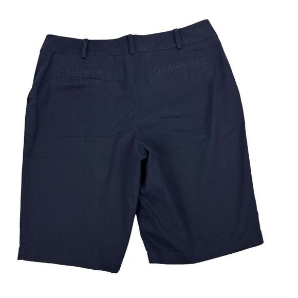 Talbots Navy Bermuda Shorts size 8 - Picture 2 of 4